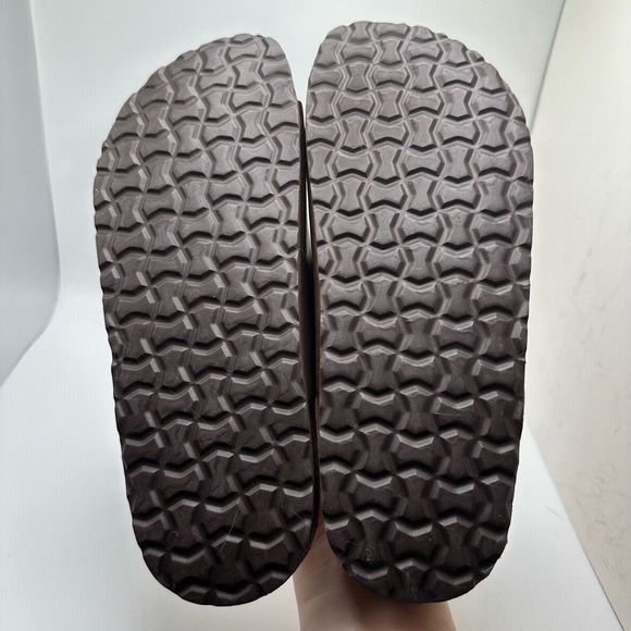 CUSHIONAIRE Women's Cork Footbed Sandal With +Comfort 8.5 BROWN - Picture 5 of 7